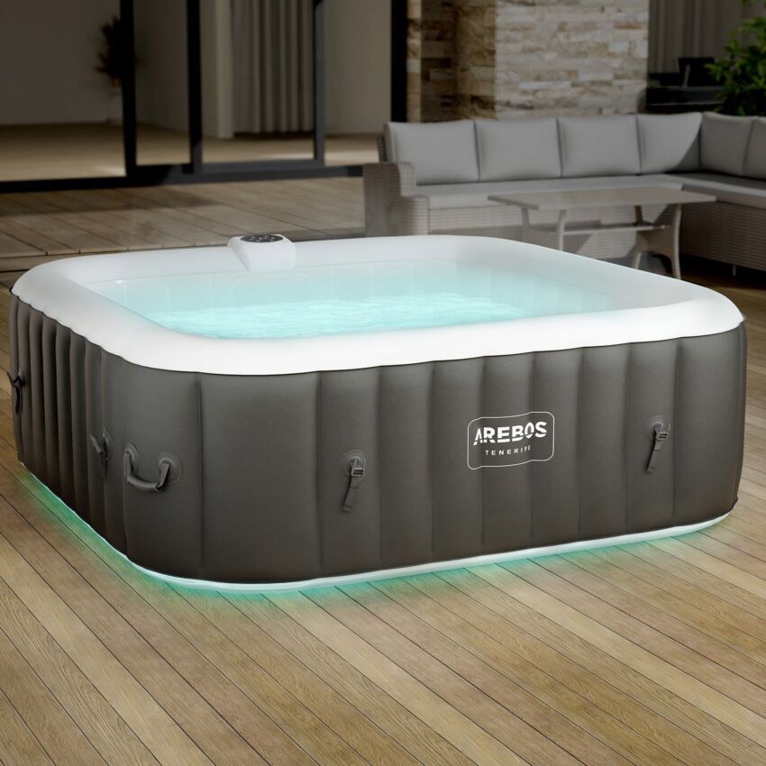 Spa Pool Tenerife quadratisch mit LED 2400W