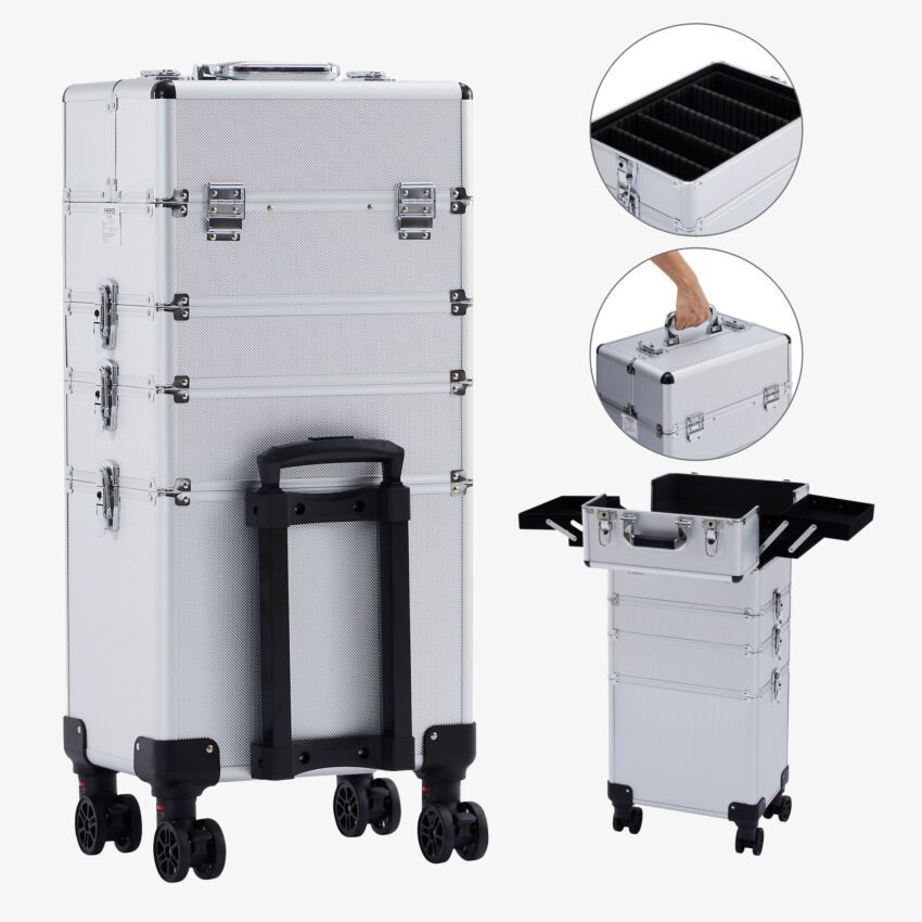 Kosmetikkoffer XL - 66l inkl. Rollen