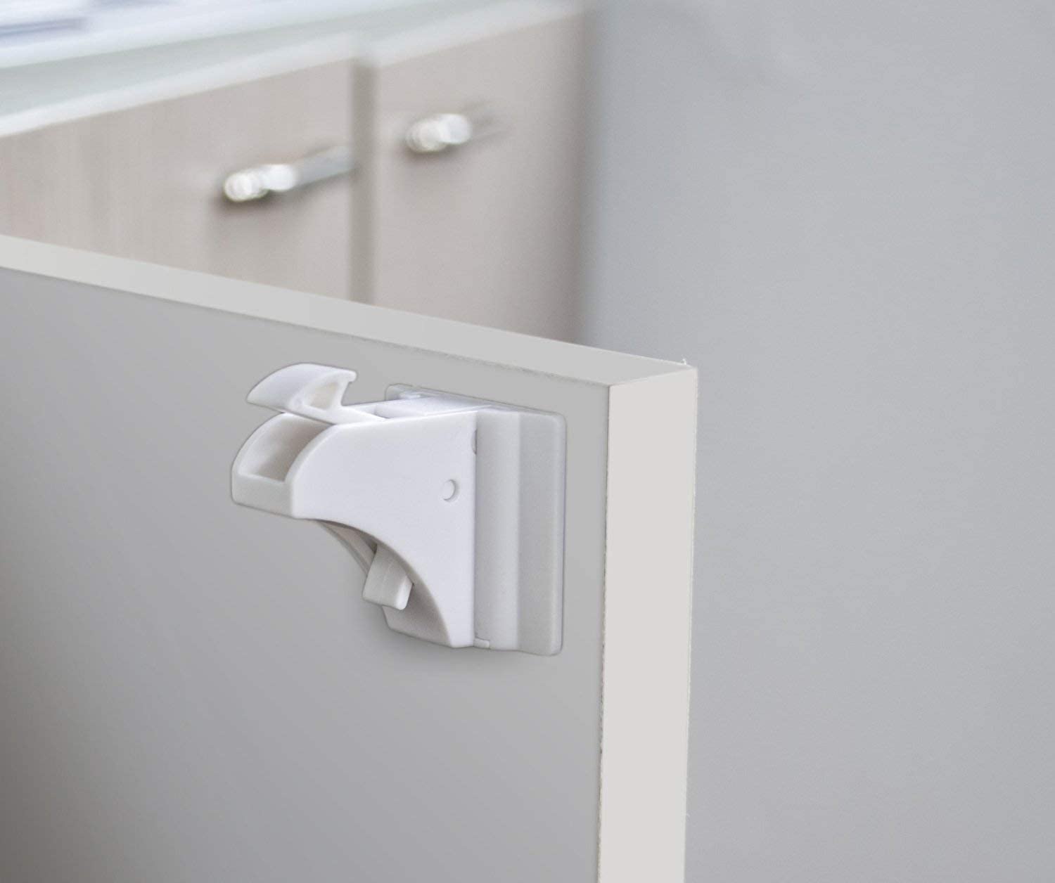 Babysicherheit Magnetisches Schrankschloss 20 Schlösser mit 3 Schlüssel, unsichtbare Kindersicherung für Schrank und Schubladen, ohne Bohren und Schrauben - Norjews