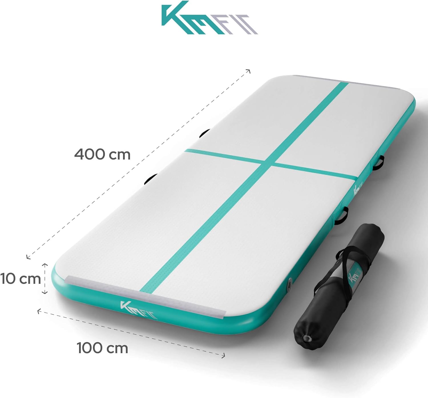 Turnmatte Aufblasbar Airtrack Fitness-Sport-Gymnastikmatte 4 Meter