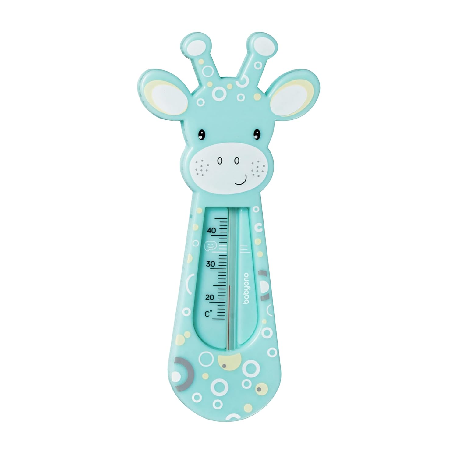 BabyOne Schwimmendes Badethermometer, Design: Giraffe, babysicher, Analog