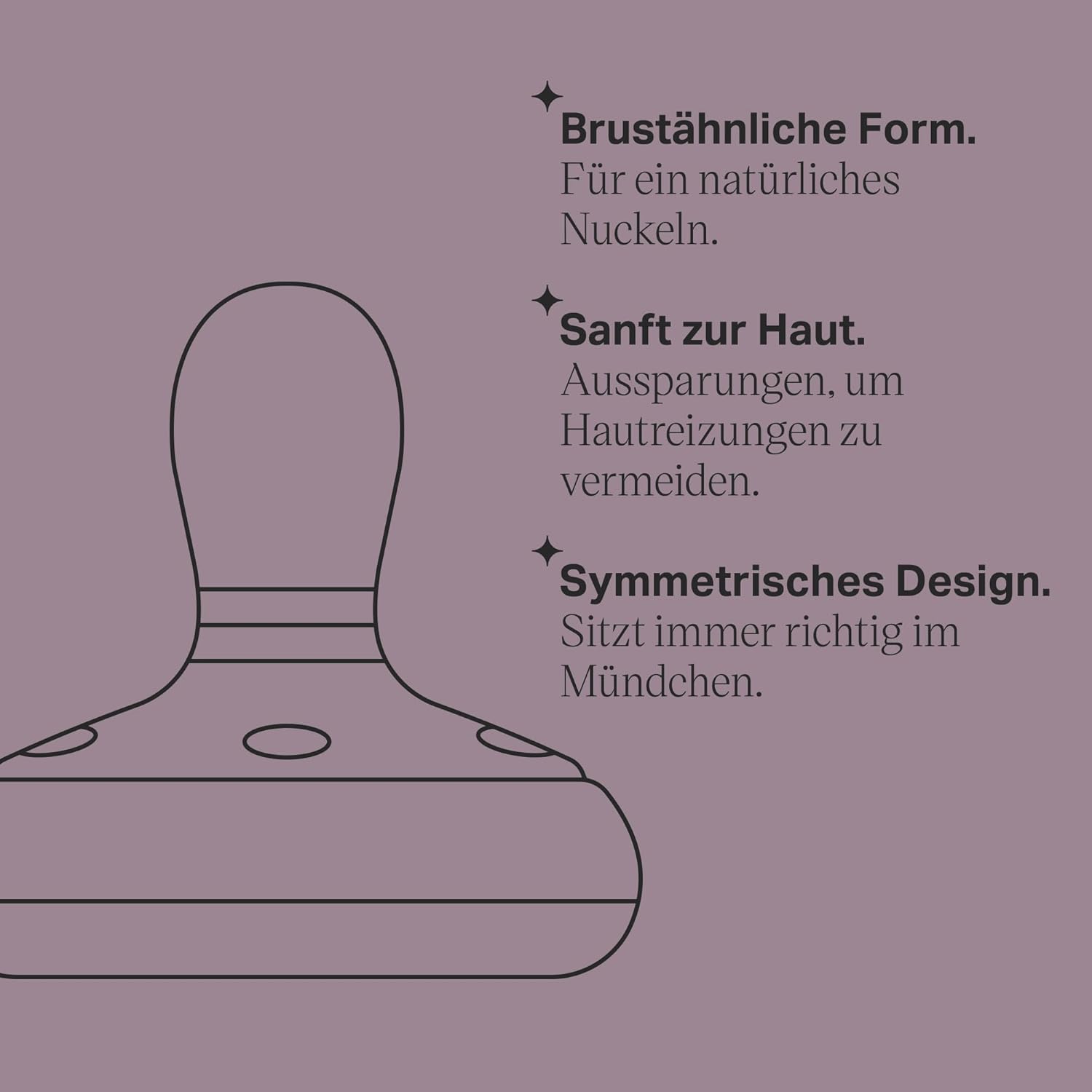 Tommee Tippee Natürlich Geformter Schnuller, Hautähnliche Textur, Symmetrische Kiefergerechte Form Inklusive Sterilisator-Box, 0-6 M, 1-er Set