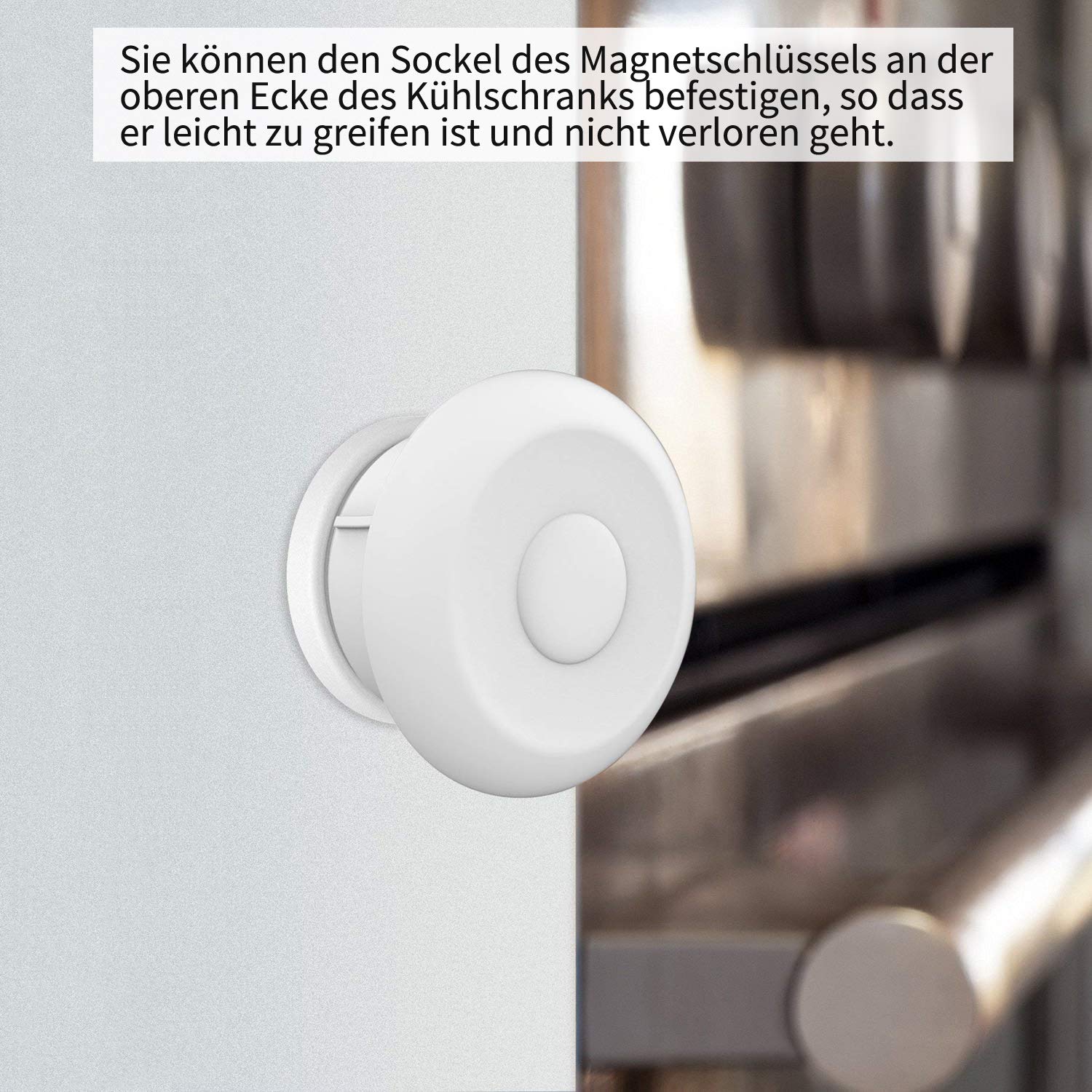 Babysicherheit Magnetisches Schrankschloss 20 Schlösser mit 3 Schlüssel, unsichtbare Kindersicherung für Schrank und Schubladen, ohne Bohren und Schrauben - Norjews
