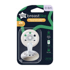 Tommee Tippee Natürlich Geformter Schnuller, Hautähnliche Textur, Symmetrische Kiefergerechte Form Inklusive Sterilisator-Box, 0-6 M, 1-er Set