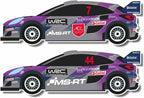 Ninco - WRC Hybrid Boost - Slot-Schaltung auf Maßstab 1/50 und 320 cm Strecke inkl. Zwei Ford Puma Hybrid-Fahrzeuge der WRC Weltmeisterschaft 2022, ab 3 Jahren (91019)