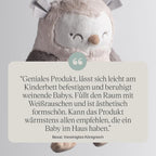Tommee Tippee Deluxe Ton- und Licht-Einschlafhilfe für Babys und Kleinkinder mit CrySensor, OllieEule, 6 beruhigende Klänge und Nachtlicht, USB-aufladbar und maschinenwaschbar