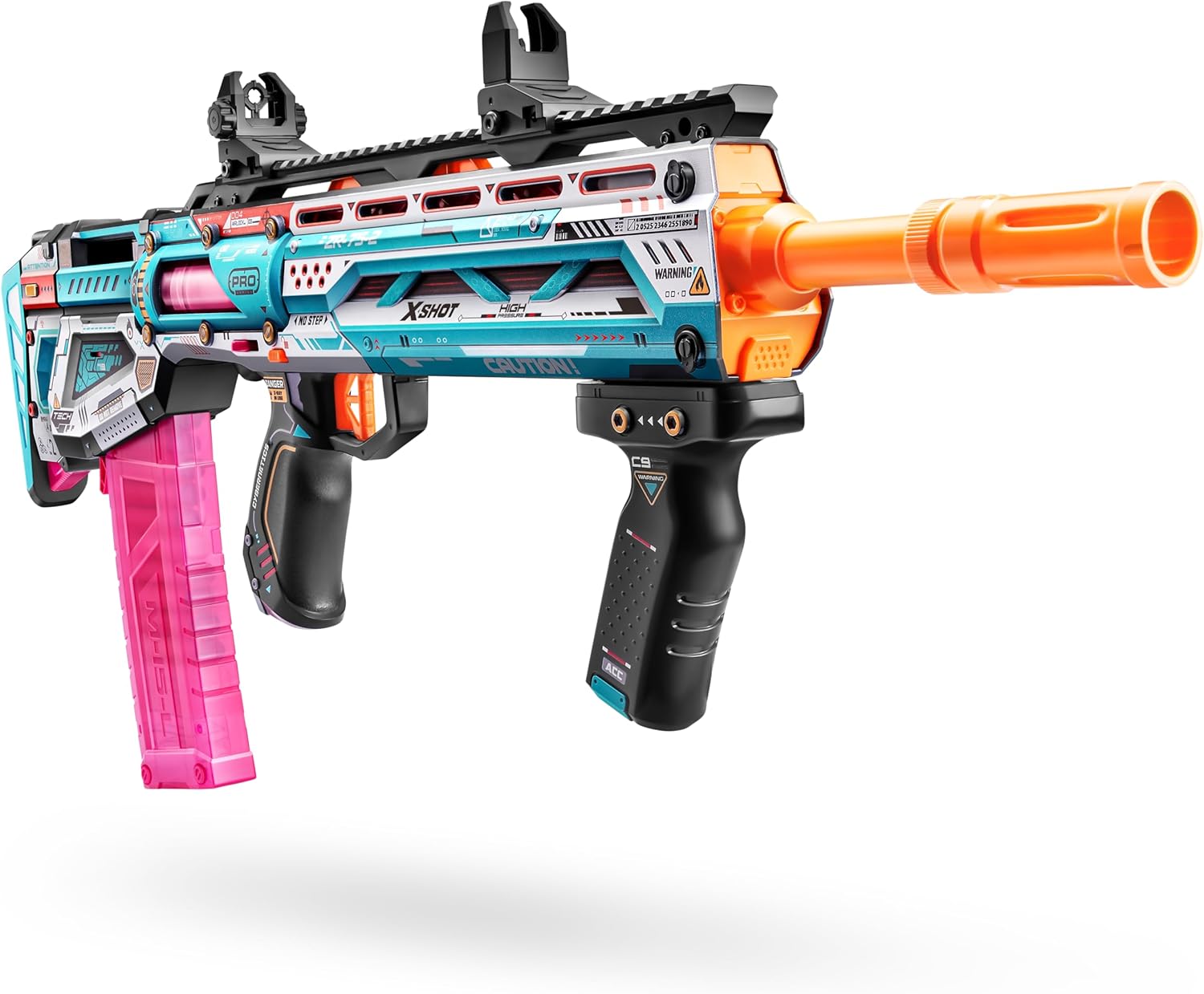 XSHOT Skins Pro Series Longshot by ZURU with 40 Darts, Air Pocket Technology Darts and Dart Storage, Outdoor Toy for Boys and Girls, Teens and Adults (Sinister)