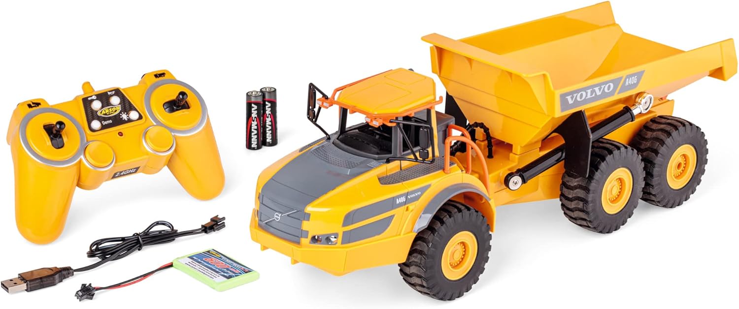 Carson 1:20 Volvo A40G Muldenkipper (500907669) – RC Baufahrzeug