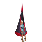 roba Hängehöhle für Kinder - Hängesessel / Hängesack für Kinderzimmer - Indoor und Outdoor nutzbar - bis 50 kg belastbar - Rot / Blau