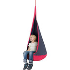 roba Hängehöhle für Kinder - Hängesessel / Hängesack für Kinderzimmer - Indoor und Outdoor nutzbar - bis 50 kg belastbar - Rot / Blau