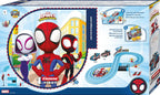 Carrera - 20063049 - Carrera First I Spidey Web Spinners Spielbahn-Set I Spielbahn und lizensierte Slotcars | bis zu 2 Spieler | Für Kinder ab 3 Jahren & Erwachsene