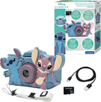 Lexibook, Disney Stitch, 4-in-1 Kamera für Kinder mit Schutz, Foto-, Video-, MP3- und Spielfunktionen, 15 Rahmen zur Personalisierung Ihrer Fotos, 8 GB Speicherkarte enthalten, DJ078D