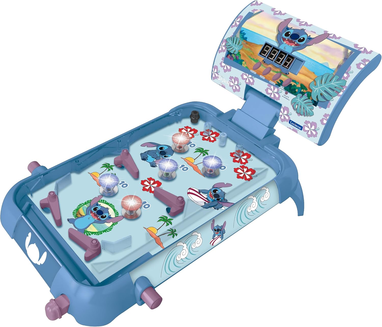 Lexibook Disney Stitch Elektronischer Tischflipper (JG610D)
