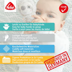 Fehn Mini-Rassel Drache – Mini-Greifling zum Rasseln, Fühlen, Spielen mit kuschelweichem Stoff-Tier – ein treuer Begleiter für Babys und Kleinkinder ab 0+ Monaten