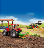 bruder 02327 - Zubehör Amazone Düngerstreuer - 1:16 Traktor Anhänger Streugerät Bauernhof Landwirtschaft
