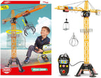 Dickie Toys Giant Crane (203462412) – Kabelgesteuerter Spielzeugkran, 120 cm