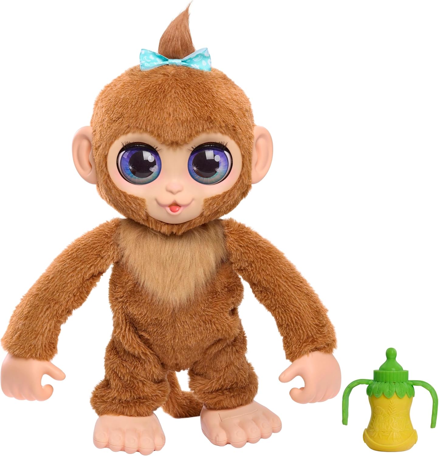 furReal Peanut, das verspielte Äffchen – Interaktives Plüschtier (38 cm)