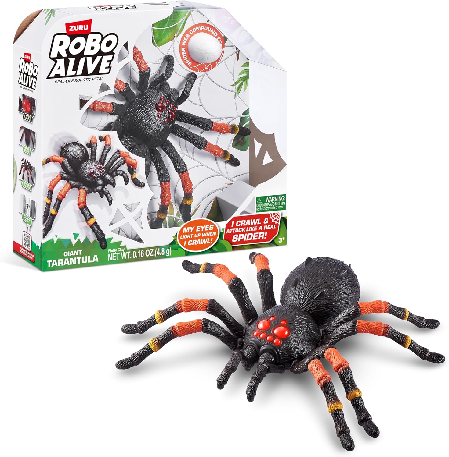 Robo Alive Tarantel – Batteriebetriebene Spielzeugspinne (38,5 cm)