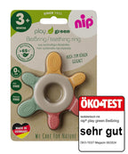 nip – Beißring | Nachhaltiger Beißring für Babys ab 3 Monaten aus über 65% natürlichen Rohstoffen. Zur sanften Massage von Zahnfleisch, Zunge und Zähnchen |