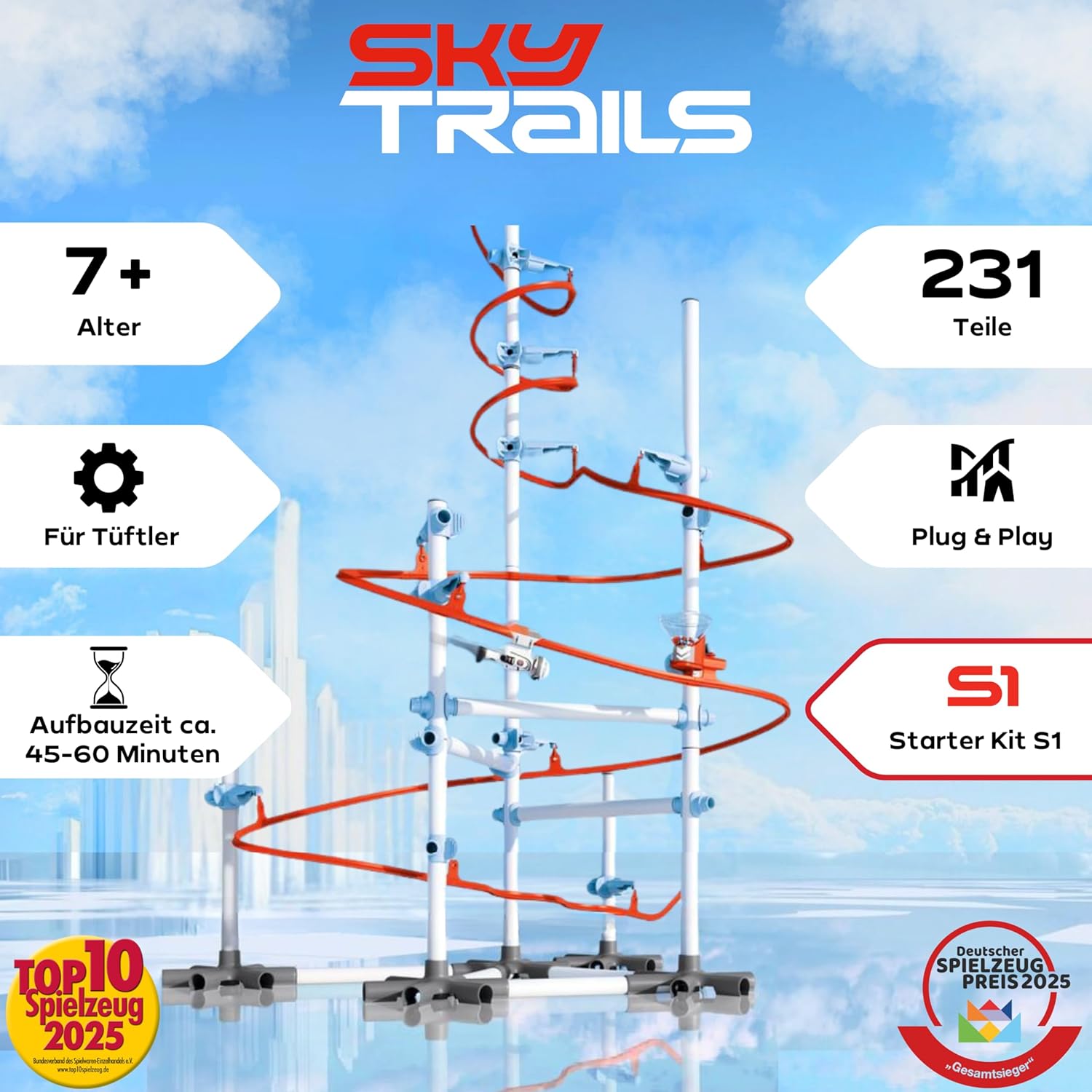 Sky Trails Starter Kit (71969) – Konstruktionsspielzeug für kreative Strecken