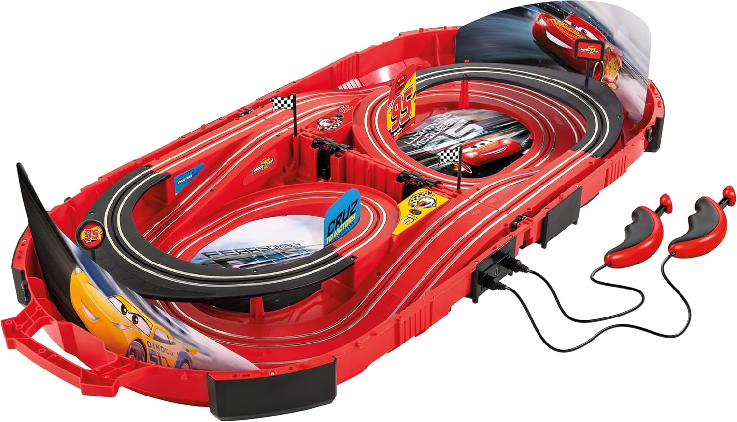 Carrera Speed Arena Disney Pixar Cars – Slotbahn im Koffer (1:50)
