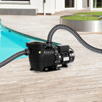 Schwimmbadpumpe 800W | Filterpumpe mit Vorfilter & 15.000 l/h | Poolpumpe für Sandfilteranlage