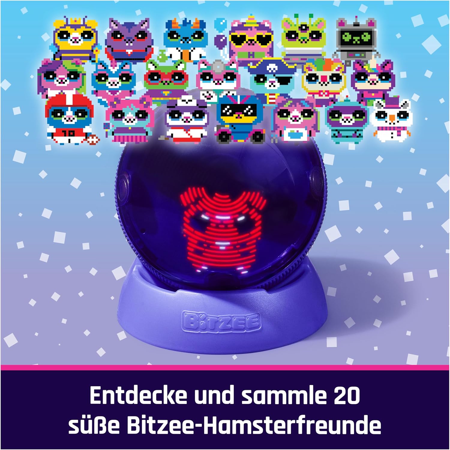 Interaktives Spielzeug mit über 20 virtuellen Hamstern, das Digitale Haustier reagiert auf Berührung und Bewegung, für Kinder ab 5 Jahren