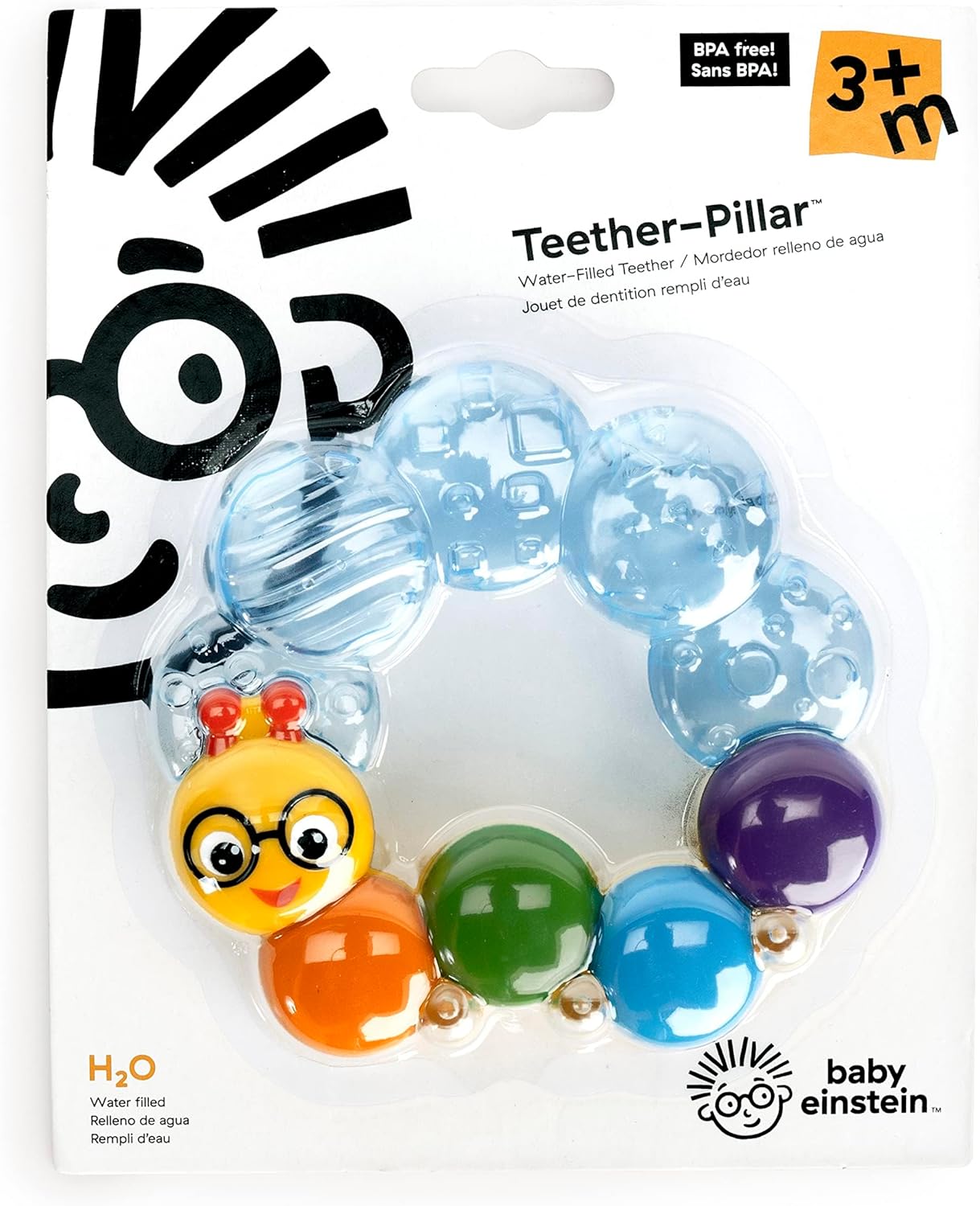 Baby Einstein, Beißring der kühlt und beruhigt, einfach zu greifen, mit strukturierter Oberfläche