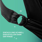 Koala Babycare Babytragetuch - Einfach anzuziehen - Elastisches Tragetuch bis zu 15 kg - Verstellbar und Unisex
