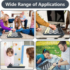 Schachspiel Magnetisch, Einklappbar Schachbrett Hochwertig 25 x 25 cm Mini Schach Chess Board Reiseschach Figuren Schachset Schachfiguren für Kinder und Erwachsene
