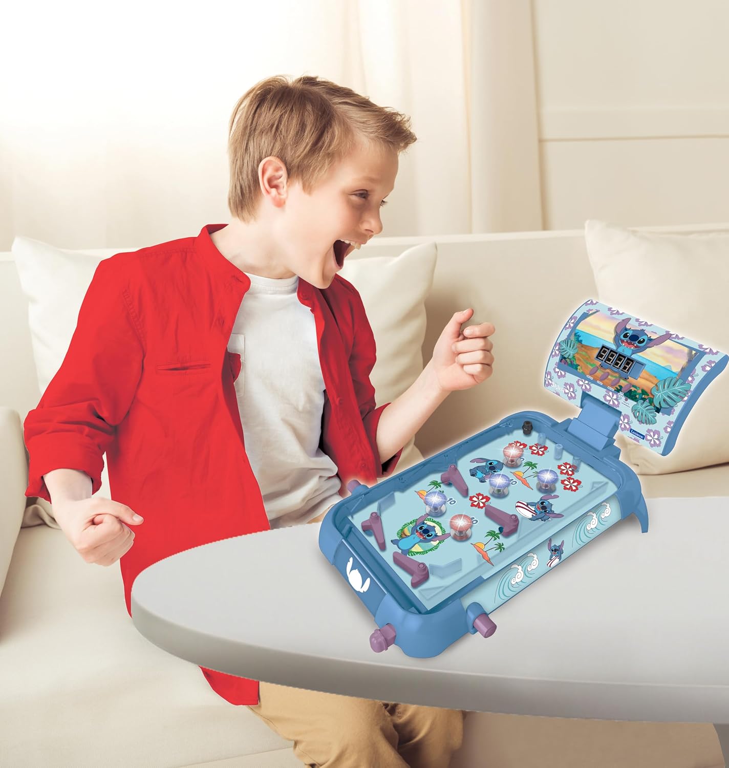Lexibook Disney Stitch Elektronischer Tischflipper (JG610D)