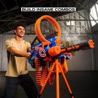 XSHOT Insanity Smoking Barrel Blaster von ZURU mit 72 Air Pocket-Technologie Schaumstoffdarts, Outdoor-Spielzeugblaster mit 27m Reichweite und Zubehör für Jungen, Kinder und Erwachsene ab 8 Jahren