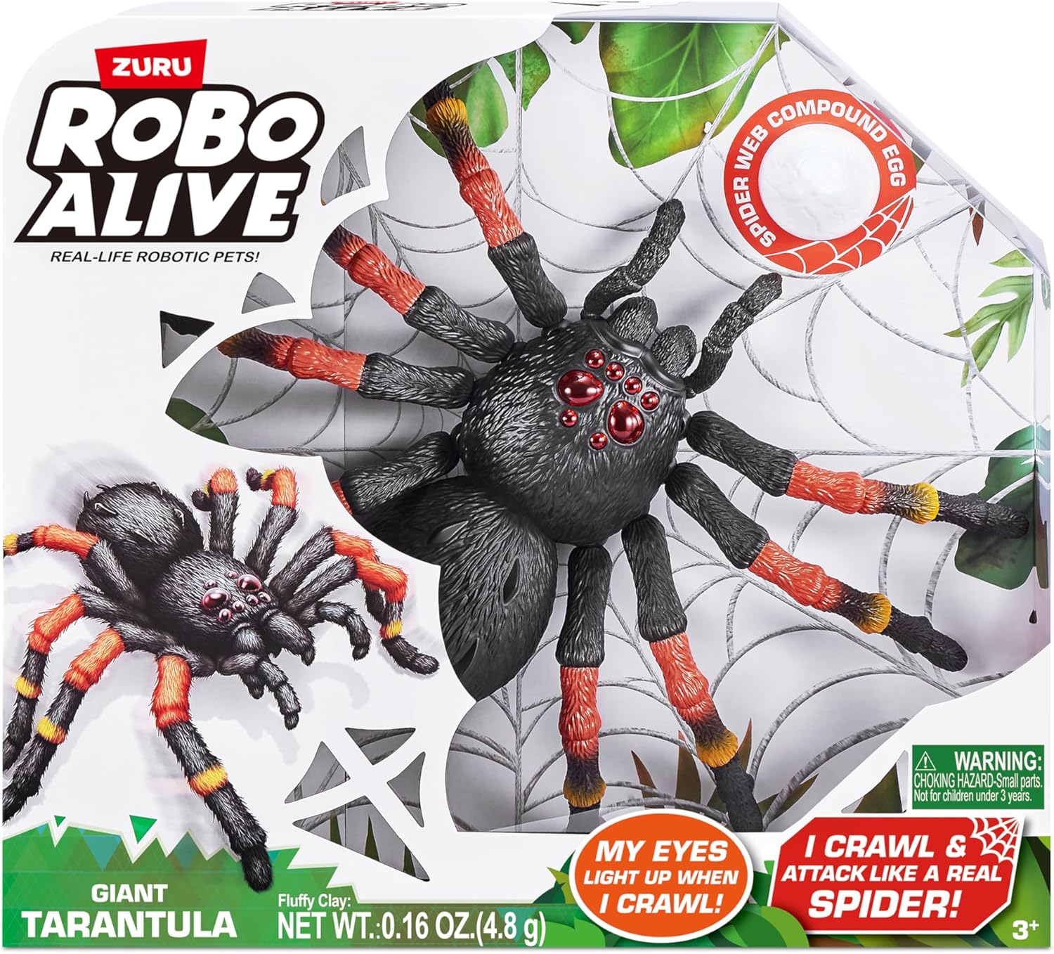 Robo Alive Tarantel – Batteriebetriebene Spielzeugspinne (38,5 cm)