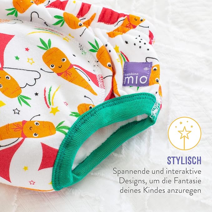 Bambino Mio, Wiederverwendbare Töpfchen-Trainingshose für Jungen und Mädchen