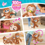 furReal Peanut, das verspielte Äffchen – Interaktives Plüschtier (38 cm)