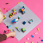 LEGO 11024 Classic Graue Bauplatte, quadratische Grundplatte mit 48x48 Noppen als Basis für Konstruktionen und für weitere Sets