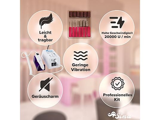 Nagelfräser DR 299 eco Line - Weiß