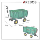 Bollerwagen 550kg grün