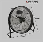 Bodenventilator 120W - 20 Zoll